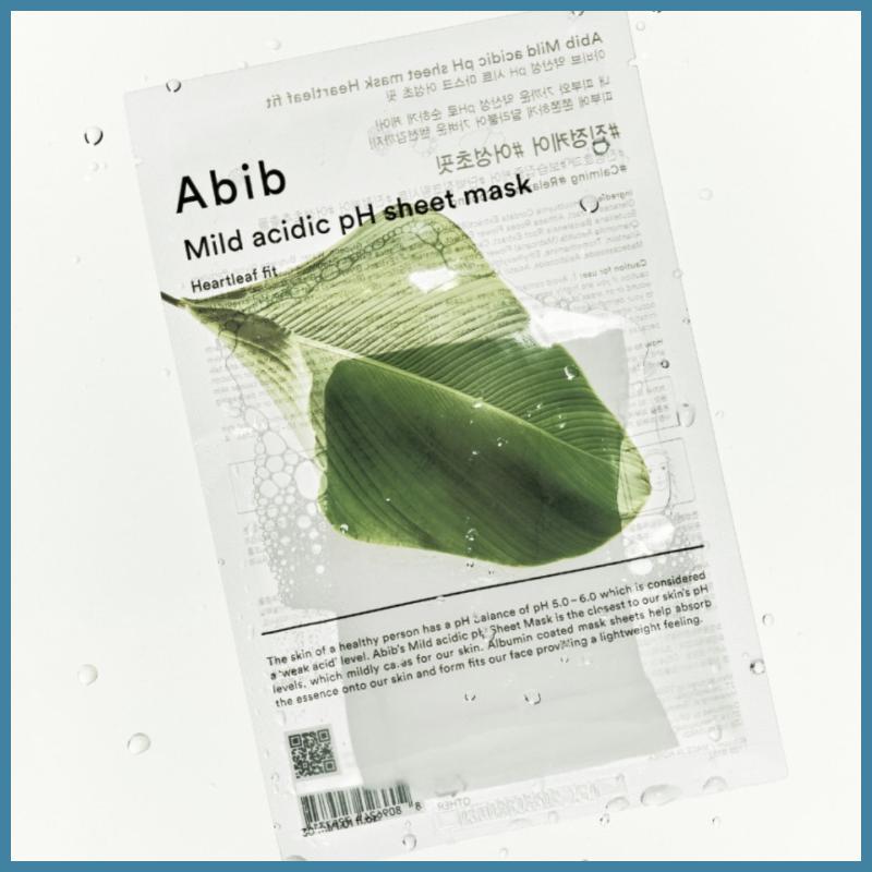 [Abib] Mild Acidic pH Sheet Mask Heartleaf Fit 30ml 10Sheet