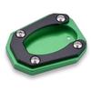 LEDISHUN Motorcycle Side Stand Plate for Kawasaki ELIMINATOR /SE400 / Eliminator 400 (2023-2024) (Green)