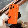 Personalized Signature  Name Letters Football Texture Faux Leather Phone Case Compatible With IPhone 17 Pro Max