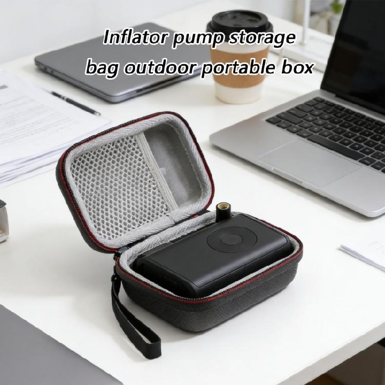 Lightweight Compact Protective Case for Portable Air Pumps Material Waterproof Design Featuring Organized Compartments