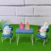 Rabbit Ornamentation Rabbit Figurine For Desk Decors And Dolls House Embellishment Mini Figurine Houses Display