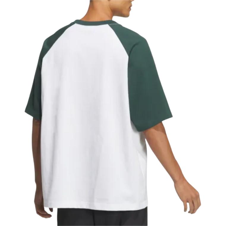 Adidas Футболка Originals Adicolor Raglan, модная мужская футболка с коротким рукавом, минеральный зеленый цвет JM7264