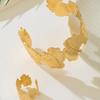 Retro Leaf Design Bracelet & Ring Set - Women’s Versatile High-End Accessory