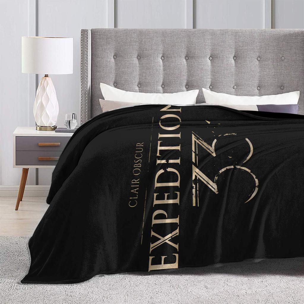 Clair Obscur Expedition 33 Game Blanket Soft Warm Funny Plush Throw Blanket Kids Adult Couch Chair Flannel Bedspread Bed Cover