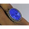 Natural Lapis Lazuli 925 Solid Sterling Silver Ring Size US-8.5 PG-48