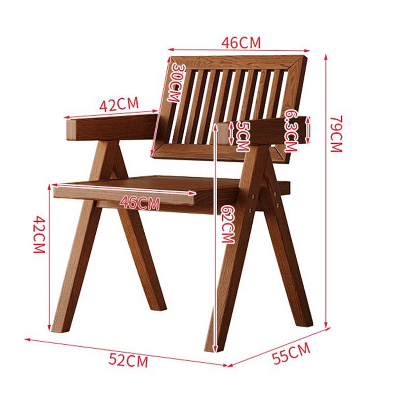 Modern Dining Chairs Solid Wood Backrest Chair Living Room Minimalist Office Chairs Portable Dresser Chair Home Furnitures
