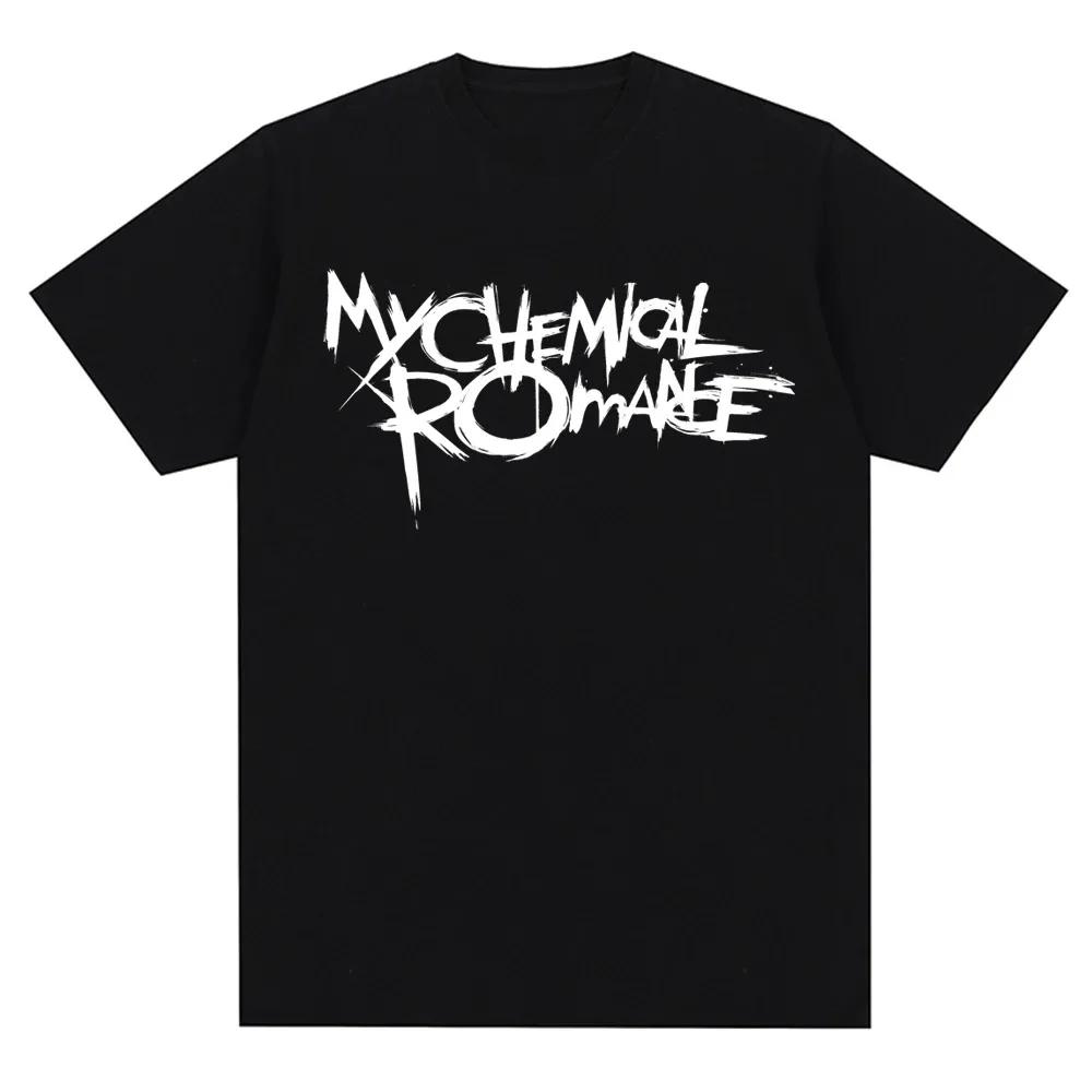 My Chemical Romance Mcr Band Men Women T-Shirt Printed T Shirt Casual Short Sleeve Tshirt Streetwear Trend Tee Tops 70216