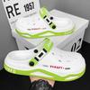 Men's Fashion Clogs Breathable Non-Slip Beach Slippers Casual EVA Garden Shoes with Adjustable Strap