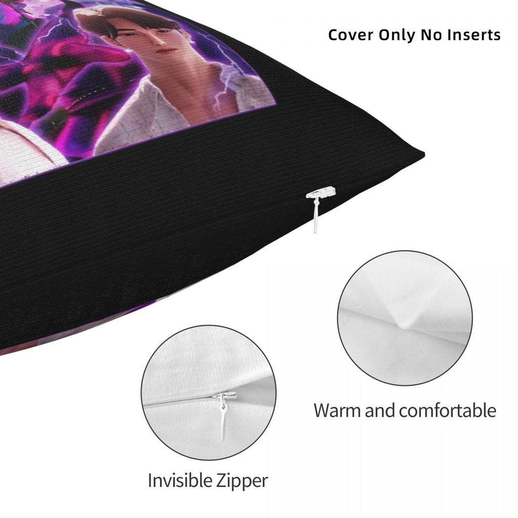 Jinu Kpop Dämonenjäger Vintage 90er Jahre Stil Wurfkissenbezug Polyester Wurfkissen Neuartiger Kissenbezug