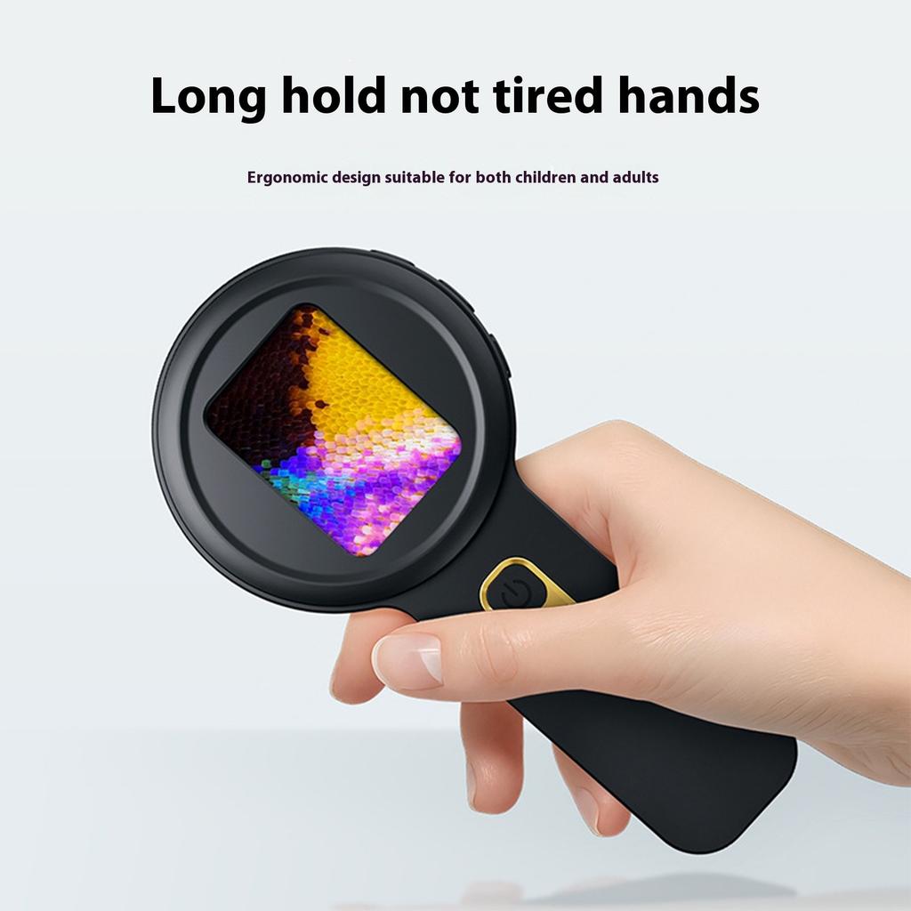Professional Handheld Digital Microscope 16 LED Light Suitable For Cellular Analysis & STEM Education Students Hobbyists