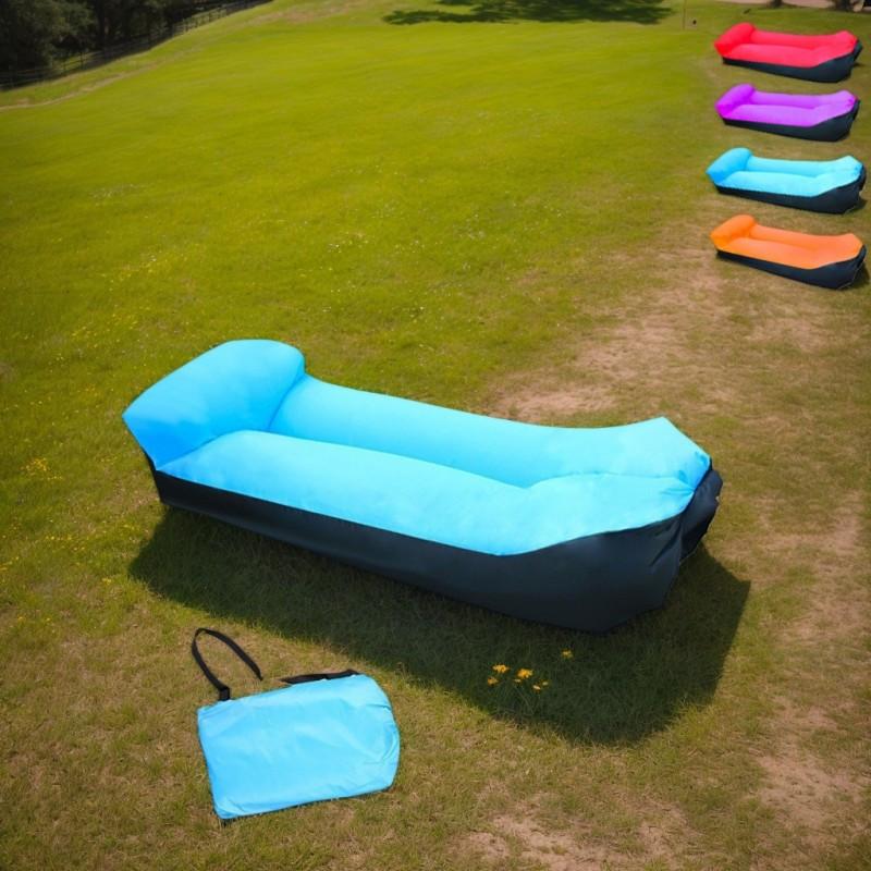 Portable Inflatable Sofa and Chair Combination - Outdoor Bed Shaped Lounge Chair with Quick Inflation and Deflation Suitable for Camping Beaches