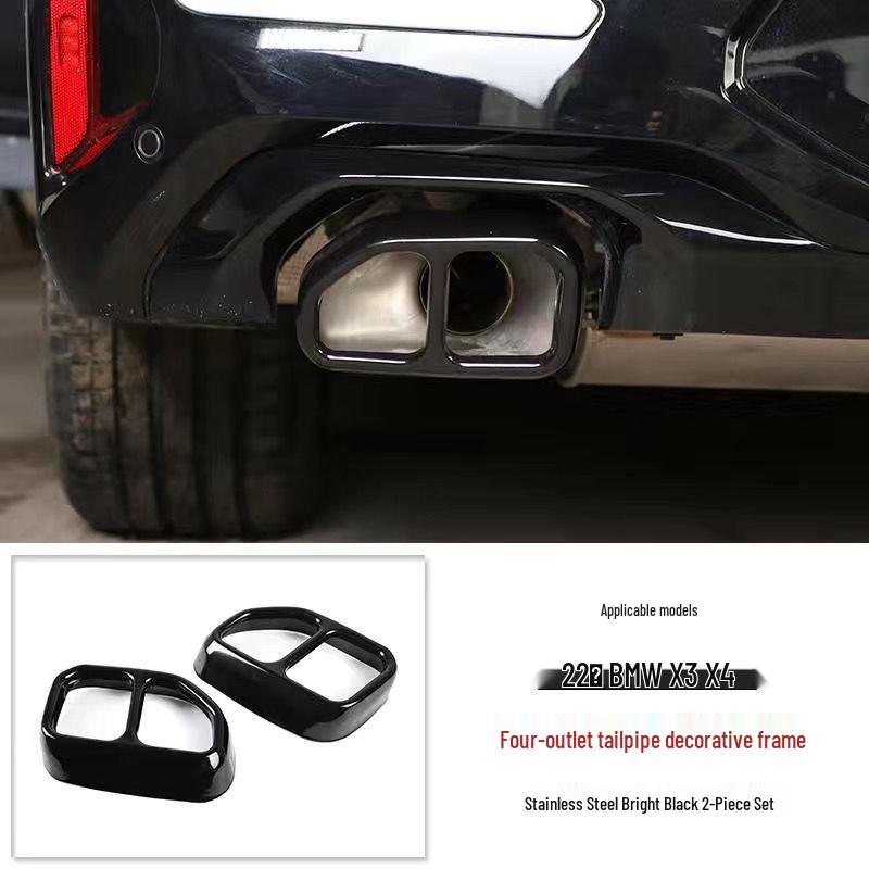 Black Stainless Steel Exhaust Tip for