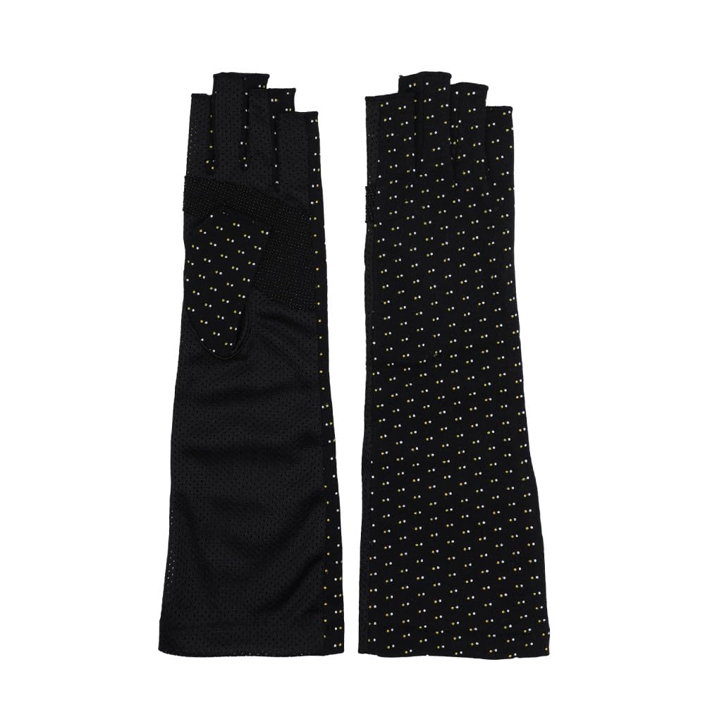 

Arm Cool to the Dot Black [GlovesDEPO] Накидки, Сенсорные, Полудлинные перчатки, Без пальцев, Женские,