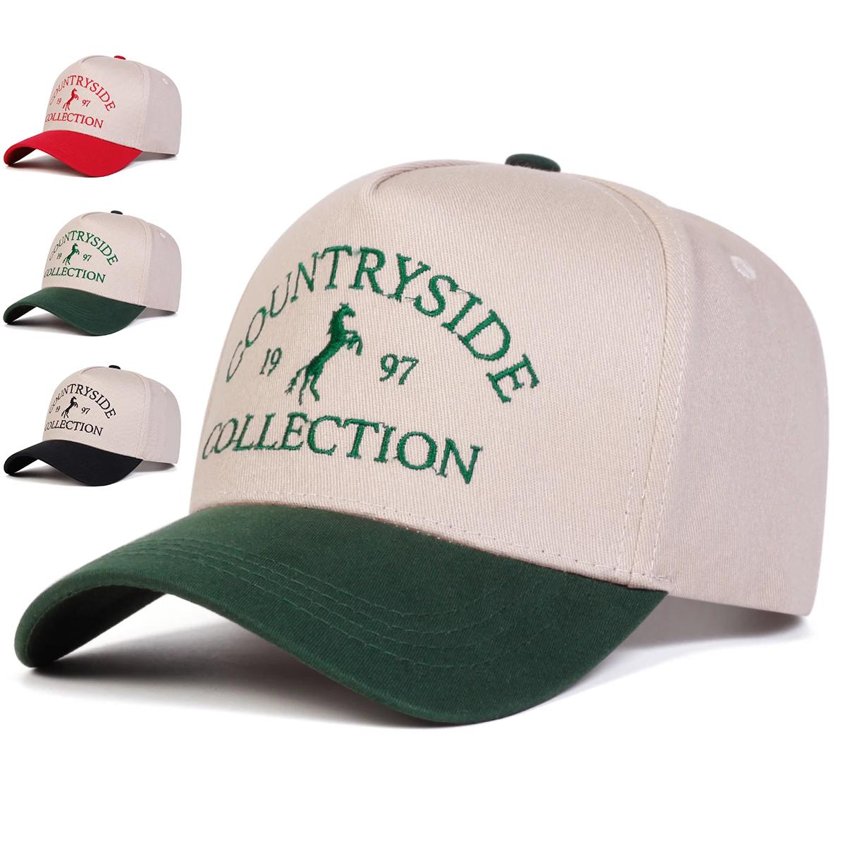 Yto Household Items Women's Countryside Collection 1997 Embroidery Baseball Caps Outdoor Use Adjustable Spring And Autumn Casual Sunscreen Hat For Men And