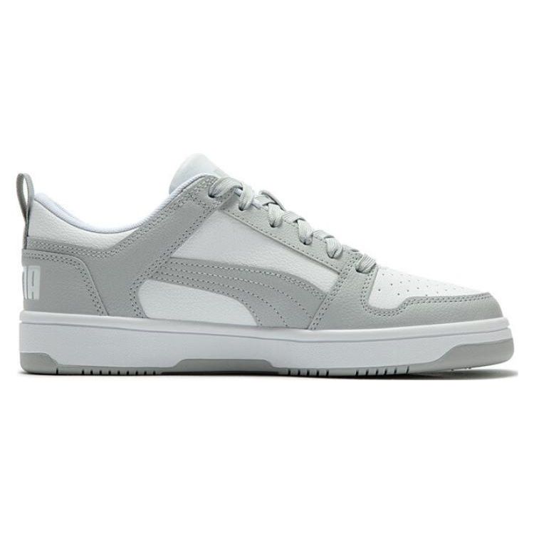 Puma Rebound LayUp Lo SL Harbor Mist White Unisex Sneakers Harbor-Mist-Grey 369866-29