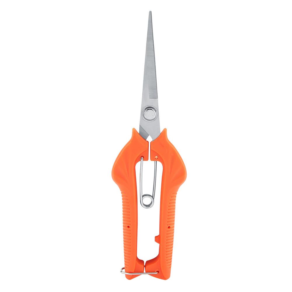 

Orange Sturdy Fruit Tree Bonsai Gardening Pruning Shear Lengthened Garden Scissors