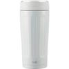 Wahei Freiz Water Bottle Tumbler 360ml White Vacuum Insulated Bottle Thermal/Cold My Bottle Adults with Lid IM-0001