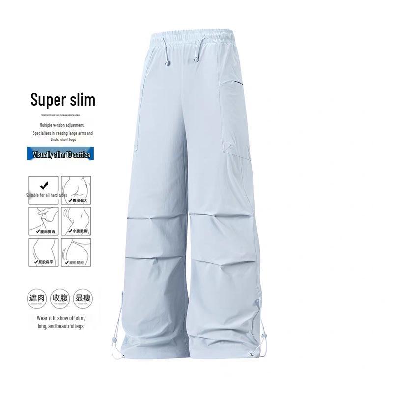 Pantaloni Cargo da Escursionismo per Uomo e Donna: Pantaloni da Alpinismo, Paracadutista, Casual, Asciugatura Rapida, Protezione Solare.