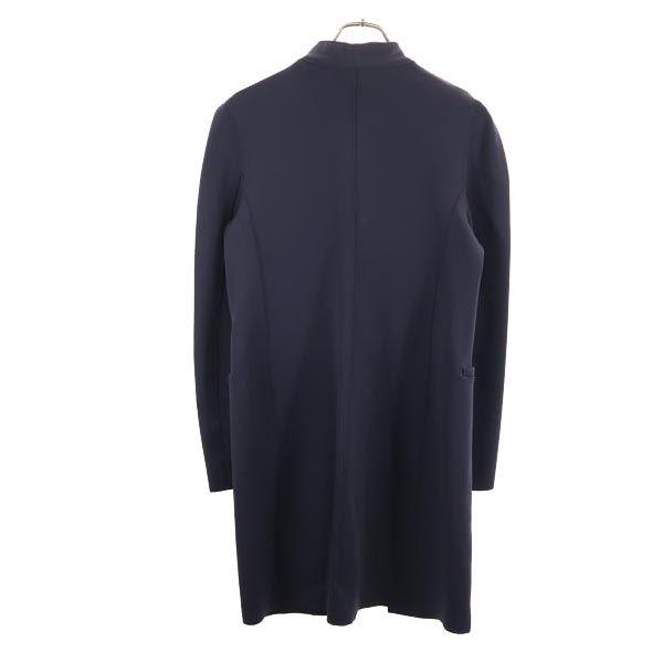 HARRISWHARFLONDON Made In Italy Long Sleeve No Color Coat 42 Navy System Women Used