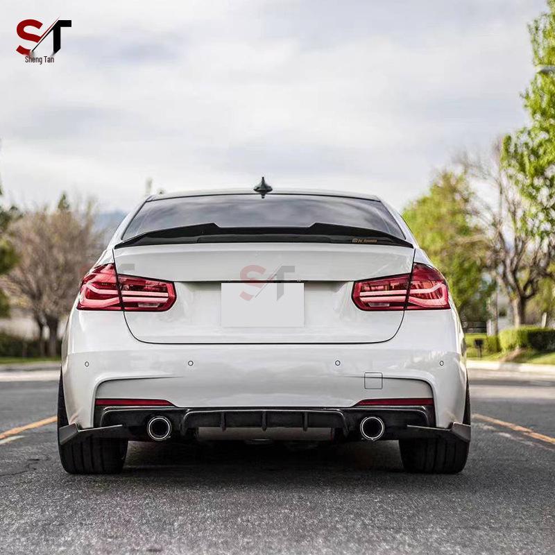 MP Style Carbon Fiber Rear Diffuser for 2012-2019 BMW 3 Series F30/F35