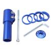 Mountain Bike Stem Riser Extension Aluminum Alloy Bicycle Front Fork Tubes Extender for Mountain Road BicycleBlue