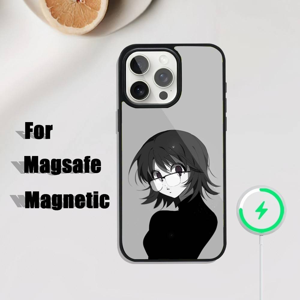 S-Shizuku M-Murasaki Anime Phone Case For iPhone 17,16,15,14,13,12,11,Pro,Max,Plus,Mini,SE4,E Magnetic Magsafe Wireless Charging