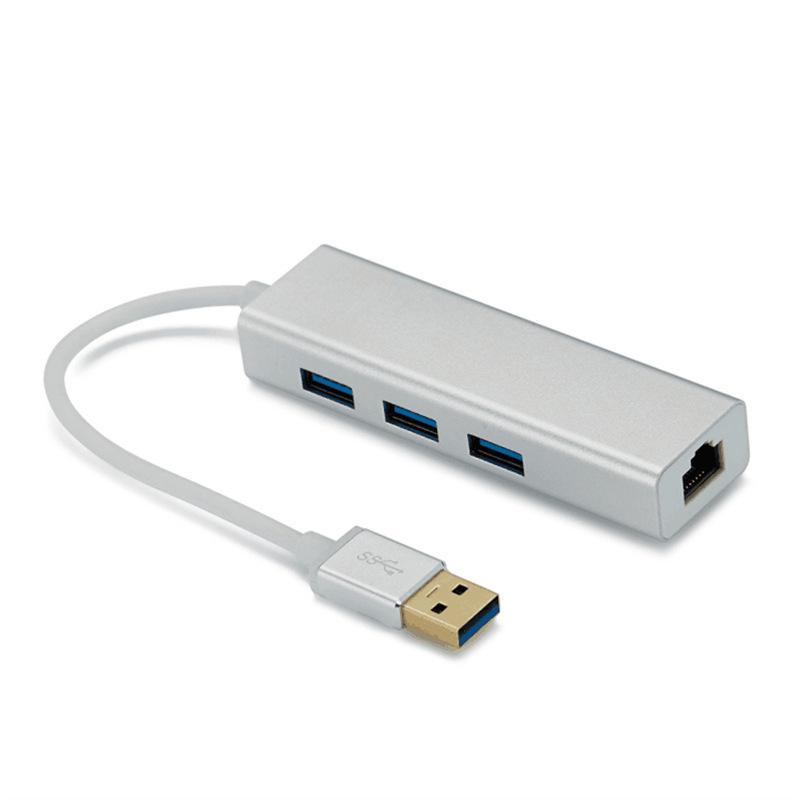 RJ45 + USB 2.0 Hub Network Card with Gigabit Support