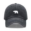 Little Bear Embroidery Baseball Cap For Women Men Fashion Adjustable Soft Washed Cotton Dad Hat Unisex Classic Golf Caps