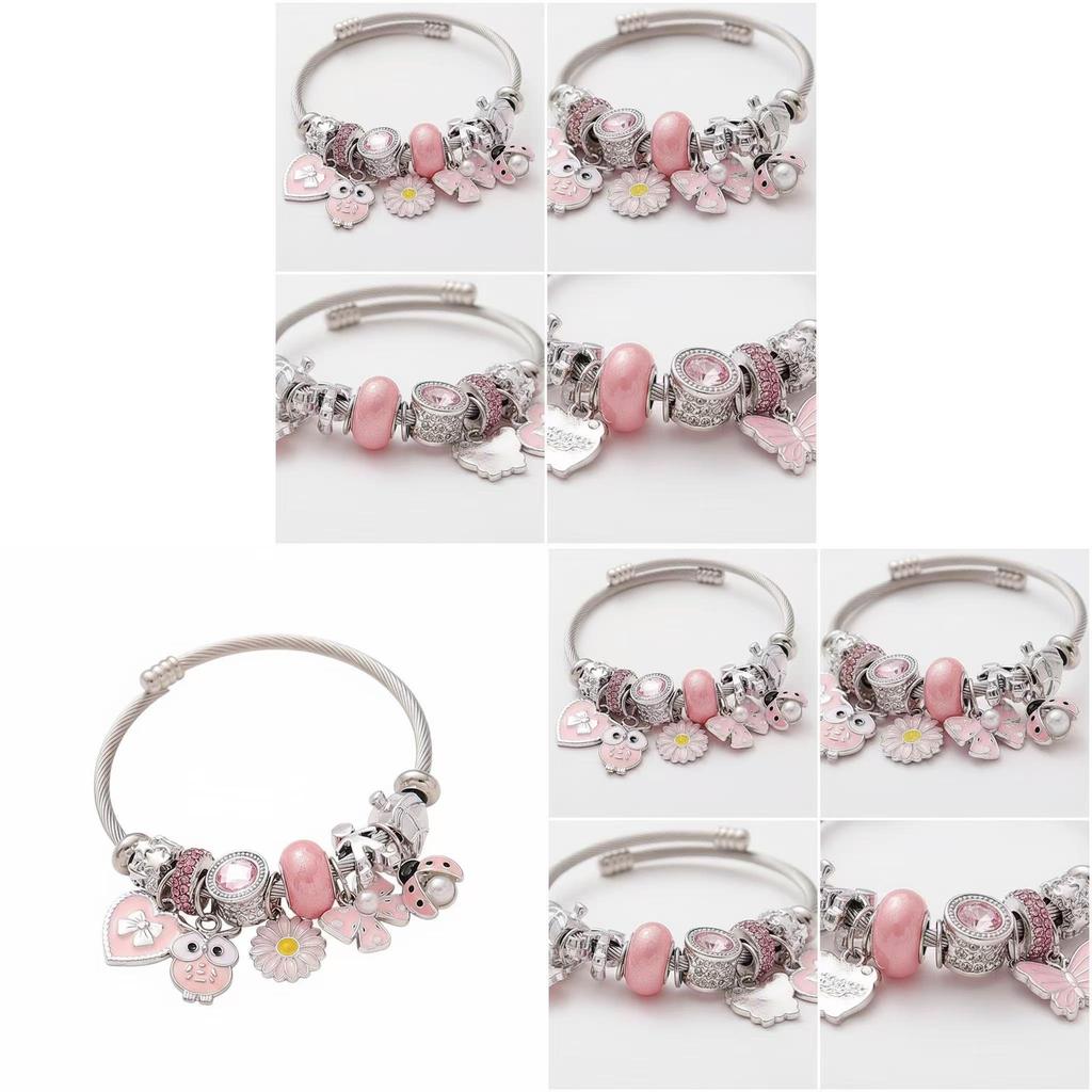 DIY Eule Schmetterling Anhänger Schmuck mit Edelstahl für Sommer Mode Accessoires