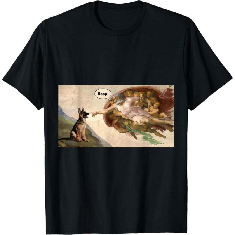 

Буп Сопля немецкой овчарки Забавная футболка с мемом про собаку XXXXXL чёрный