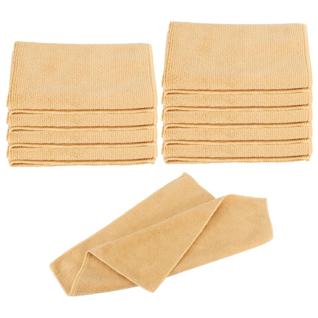 10 ks 30 x 30 cm Ručník z mikrovlákna Silně savý Rychleschnoucí Měkký ručník (Khaki)