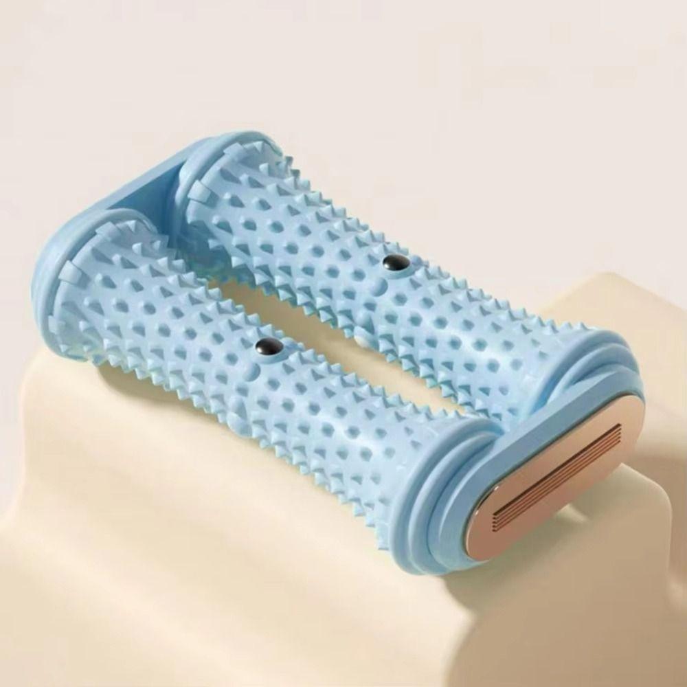 Medium Firmness Foot Massage Roller Double Row Roller Reflexology Massage Tool Fitness Exercises