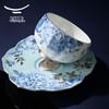 Yongfengyuan Guoci Platinum Blue & White Porcelain 10-Piece Tea Set