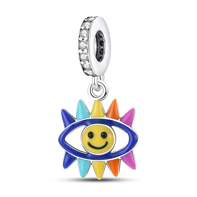 Charms 925 Originales Silver Rainbow Horse Series Charm Music Earphone Charm Fit 925 Original Bracelet Women Jewelry 