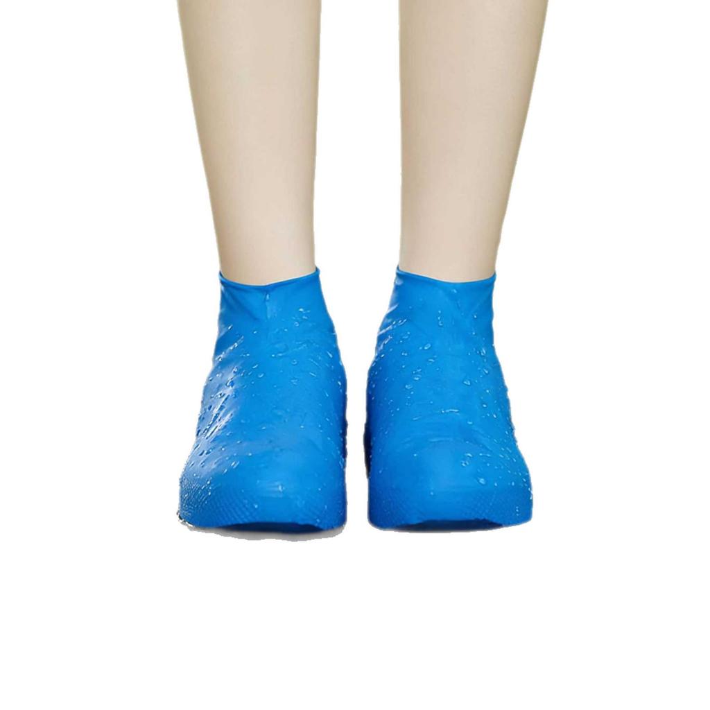Waterproof, Non-Slip Rain Shoe Covers for Men & Women - Wear-Resistant, Thickened Latex Overshoes for Rainy Days