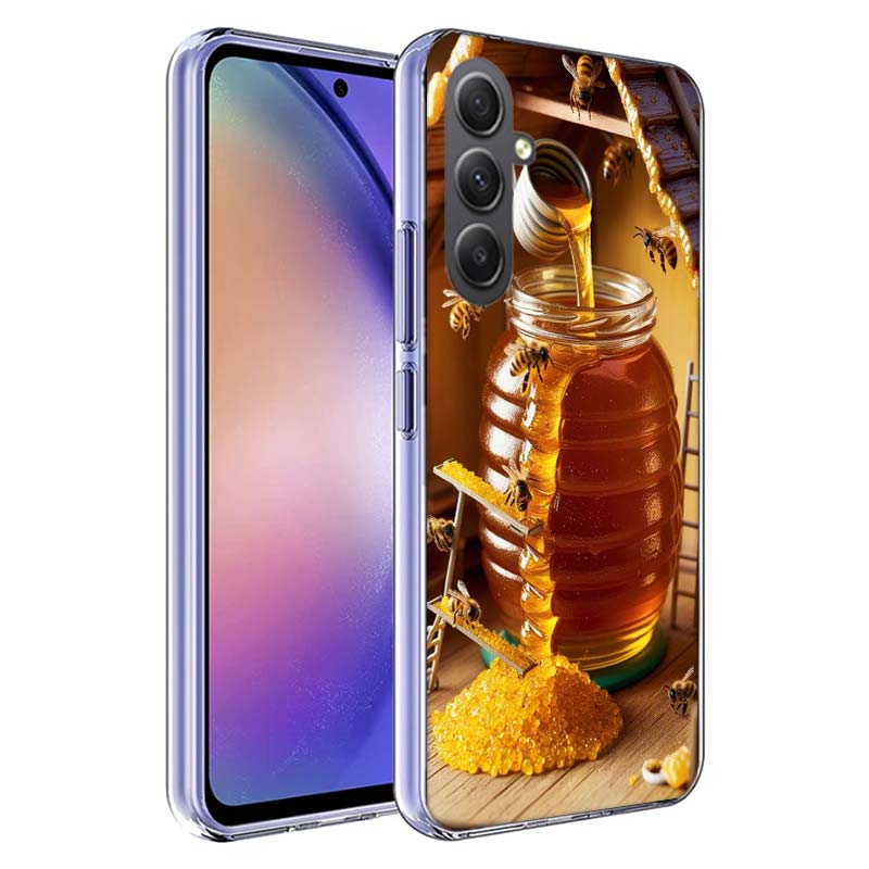 

Golden Honey Dripping From Honeycomb Phone Case for Samsung A17 A37 A57 A07 A16 A26 A36 A56 A06 A02S A12 A22 A32 A52S A04S A14 A Samsung A54 5G