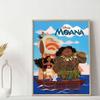 Full Round Diamond Painting MOANA Art Rhinestone Picture Mosaic DIY 5D Cross Stitch Embroidery Home Decoration
