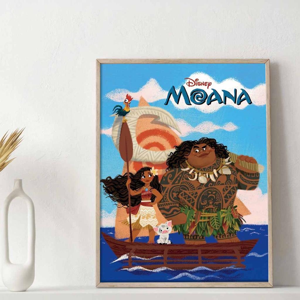 Full Round Diamond Painting MOANA Art Rhinestone Picture Mosaic DIY 5D Cross Stitch Embroidery Home Decoration