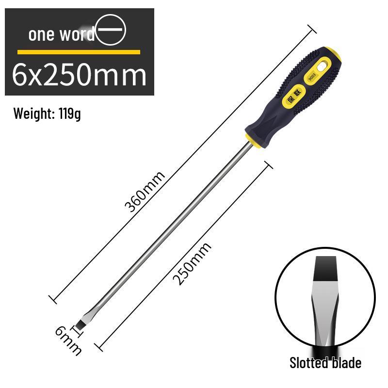 Conjunto de Chaves de Fenda Magnéticas de Grau Industrial - Phillips e Fenda