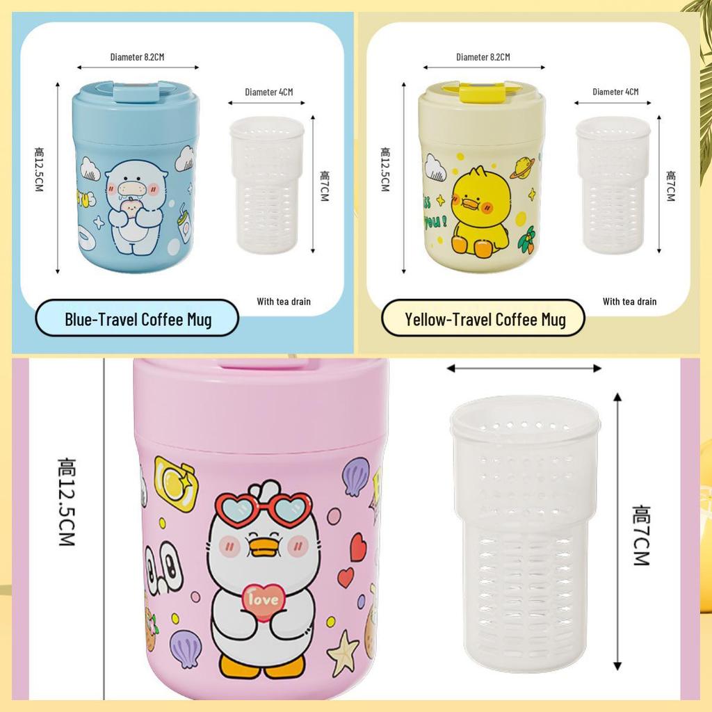 Beerus Cartoon Portable Stainless Steel Mug - Perfect for Coffee, Tea, Water, Office & Student Use
