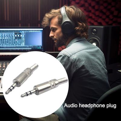 3-Pole 3.5mm Stereo Plug Adapter Converter 3.5 Plug & Jack Adapter Audio Headphone Jack