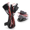 Universal Wiring Harness Kit with LED Working Lamp for 1224V Cars Foglight Light Bar