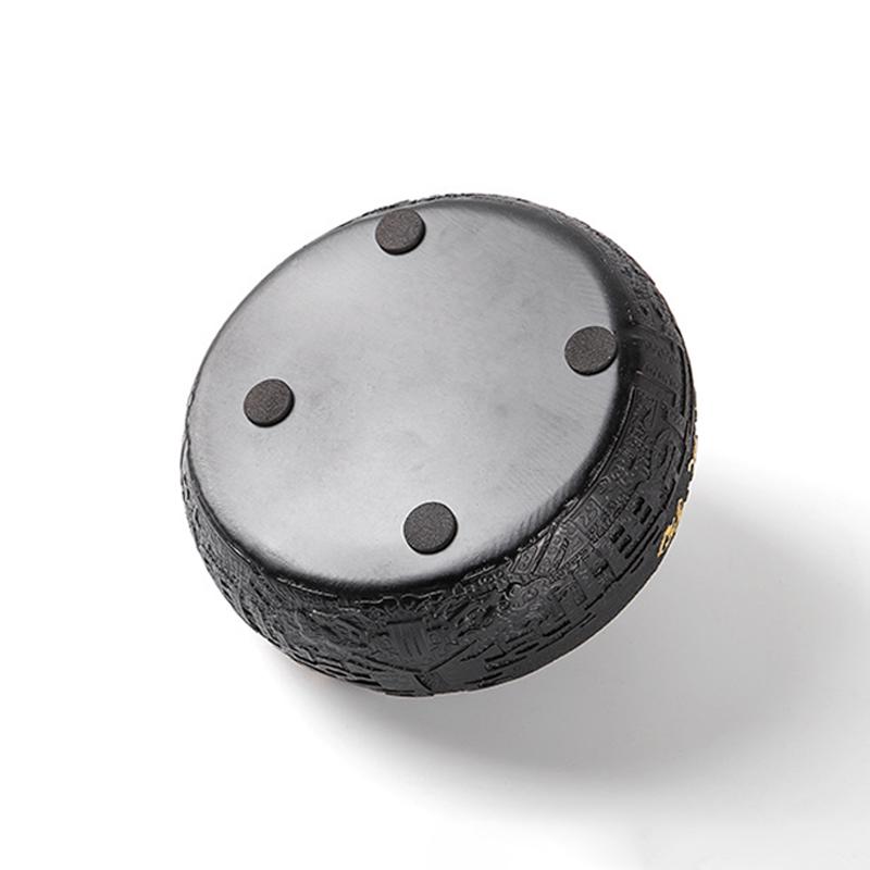 Large Size Ashtray Creative Trendy And Retro Household Usewith Cover Living Room Chinese High End Resin Ashtray