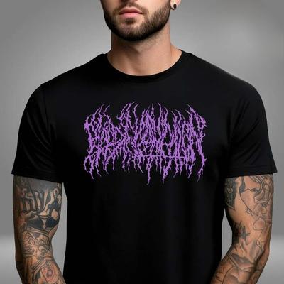 T-shirt Unisexe Logo Violet Blood Incantation Cadeau Toutes Tailles S-4XL Haut de Gamme Luxe Est pour Hommes et Femmes Haut Y2k