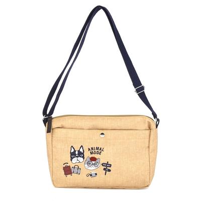 Kusguru Japan Damen Quadratische Schultertasche, 247545, Gelb