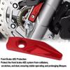 Motorcycle ABS Sensor Cover Aluminum Alloy Reinforced Decorative Front Brake ABS Protective Cover Replacement ADV160 ADV150 (Red)