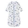 miracle baby" Pure Cotton Long‑Sleeve 3D Sleeping Bag with Animal Print, Center‑Opening, Breathable Summer Sleeping Bag for Children Aged 0–2 Years