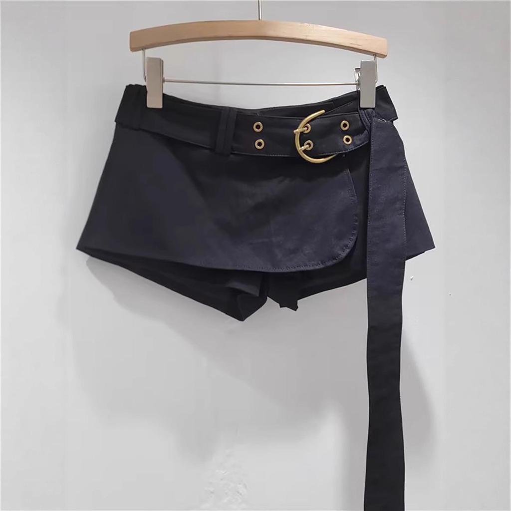 Retro Khaki Slimming Mini Skirt for Women - Autumn 2026 Edition: Anti-Exposure, Versatile, Hip-Hugging Design