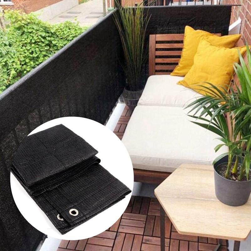 Thicken Black HDPE Anti-UV Balcony Safety Fence Net Succulent Plant Sunshade Net Outdoor Swimming Pool Cover Home Sun Shade Net