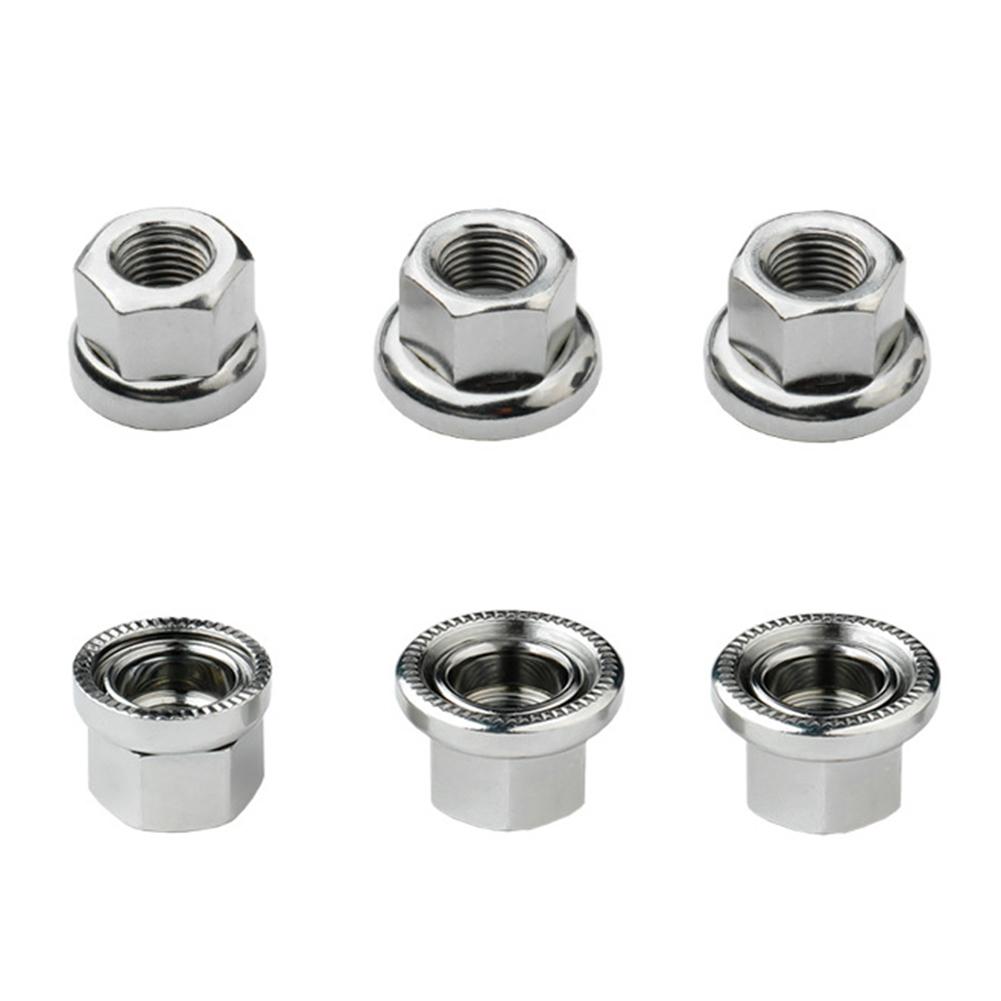 20G Bikes Crew Nut 2PCS 3/8 Dark Silver High Quality